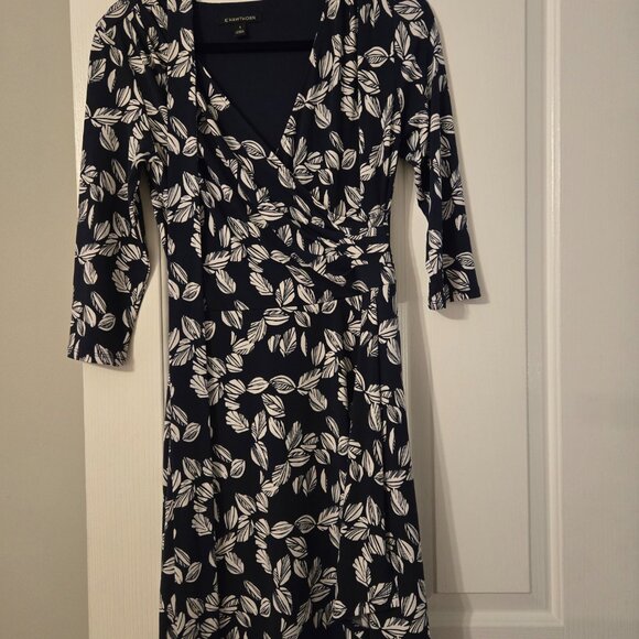 Womens Size Small Navy Blue and Wrap dress by 41 Hawthorn - Picture 2 of 7